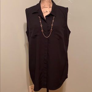 Black pocket blouse size XXL